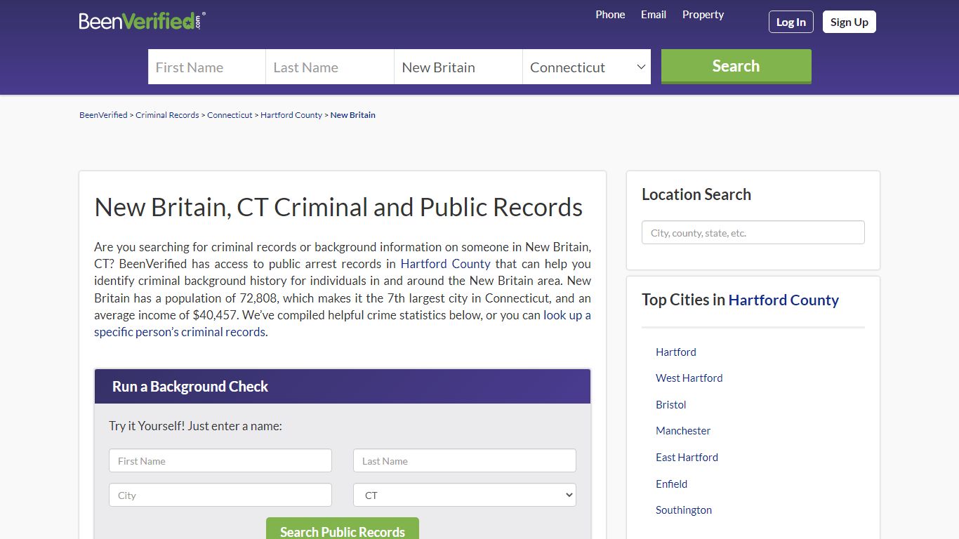 New Britain Public Records (CT) - Court & Criminal Records ...